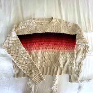 Knit gradient Sweater